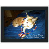 Print poster -- Stay Strong During (New) -- Black framed 6x8 -- Gelato