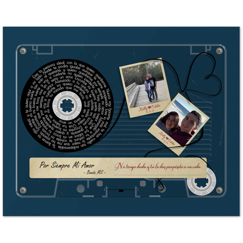 Cassette -- Kelly & Eddie 11.11.18 -- 8x10 -- Gelato