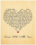 Grow Old With You  -- 6 -- 8''x 10'' -- Gelato