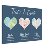 Love Anniversary Print -- Canvas 28"x40" -- Tristin & Cynda