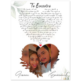 Lyrics Song -- poster/ 6''x 8'' -- Ivonne & Emmanuel