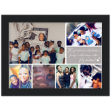 Photos Collages Prints -- Black Framed 6”x8” -- My heartbeats!