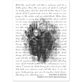 Lyrics -- Rachel & Keith Here’s to new beginnings -- 20x28 -- Gelato