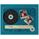 Cassettes-Tape Prints -- Poster/ 8''x10'' -- Brandi & Brenton