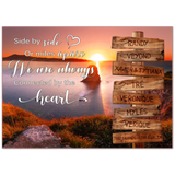 Name Street Sign -- poster/ 20''x28'' -- Xavier & Tytiana