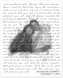 Lyrics -- Jacqueline & Kenneth --  Poster/ 8''x10'' -- gelato