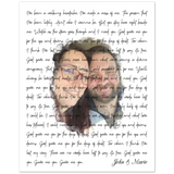 Lyrics --  John & Marie -- 8x10 -- Gelato