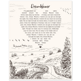 Country Music Song -- Poster/ 8''x10'' -- The journey begins 2021