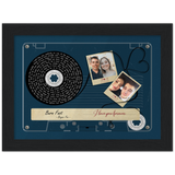 Cassettes-Tape Prints -- Black Framed poster / 6”x8” -- B & M