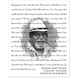 Lyrics Song -- Poster/ 16''x20'' -- Ronnie "DAD" Tellez