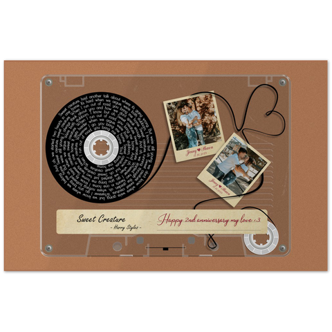 Cassette -- Jenny & Shawn 11.16.2019 -- 11x17 -- Gelato