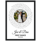 Gelato Framed 12x16 - Jesi & Dan 10.8.2022 - First Dance