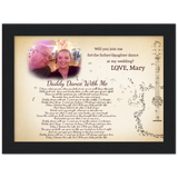 Lyrics -- LOVE, Mary -- Black framed 6x8 -- Gelato