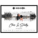 Soundwave -- Chris & Shelby 07.04.2020 -- Black framed 18x24 -- Gelato