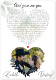 Lyrics -- Kendall & Destiny  -- 28''x40'' -- Gelato