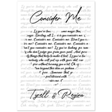 Lyrics Song -- poster/ 20''x 28'' -- Tyrell & Regina