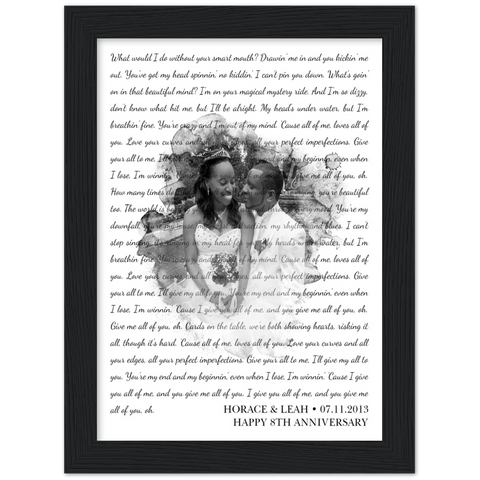 Gelato Frame 6x8 - Horace & Leah - All of Me