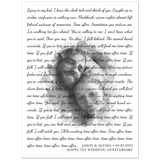 Lyrics -- Jason & Alyssa 04/07/2021 -- 30x40 -- Gelato