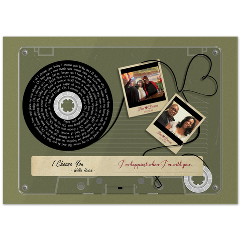 Cassette -- Tim & Dessa 10-27-89 -- 20x28 -- Gelato