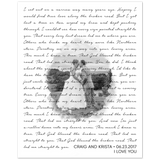 Music Lyrics Song -- Poster/ 8''x10'' -- Craig and Krista