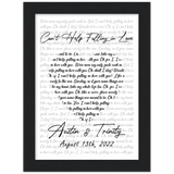 Gelato Frame 6x8 - Austin & Trinity - Falling in Love