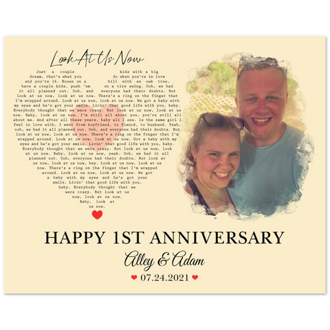 Gelato 10x8 Poster - Look At Us Now - Alley & Adam