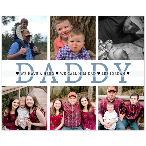 Print poster -- We call him Dad Lee Jordan -- 8x10 -- Gelato