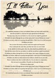 I'll Follow You Lyrics -- 28''x40'' -- gelato
