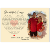 Lyrics -- Desiree & Alex -- 28x40 -- Gelato
