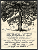 In My Life Lyrics -- Black framed poster/ 24"x 32" -- 1 -- gelato