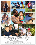 Dad Family Love -- Unframed 16''x20'' -- not dna