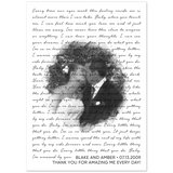 Lyrics -- Blake and Amber 07-13-2009 -- 20x28 -- Gelato