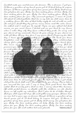 Lyrics -- Tasha & kelly -- 12x18 -- gelato