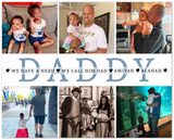 Daddy Family Prints -- Unframed  8''x10'' -- Amiyah…Alanah