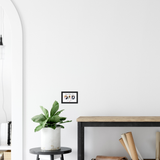 Dad poster --  Love alicia  -- Black frame 7x5 -- gelato