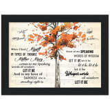 Let It Be -- 21 -- Black framed 6x8 -- Gelato