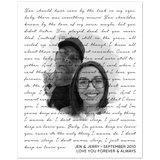 Lyrics Song -- Poster/ 8''x10'' -- Jen & Jerry