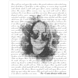 Lyrics -- I am always with you PA -- 8x10 -- Gelato