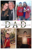 Dad poster -- To a wonderful Dad  -- 11x17 -- gelato