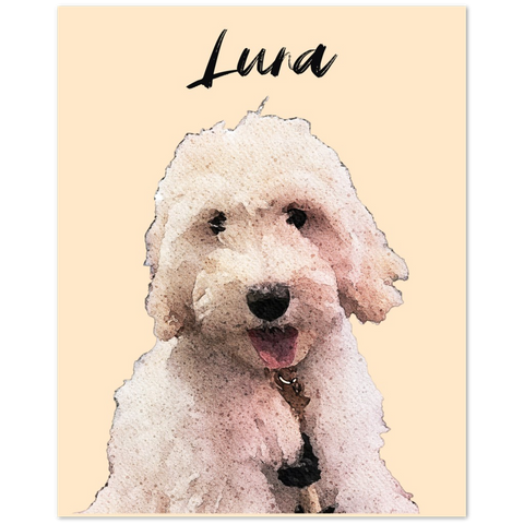 Dog 2.9 - Gelato Poster 16x20 - Luna