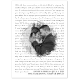 Lyrics Song -- Poster/ 5''x 7'' -- Anndy & Maria