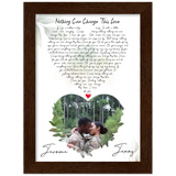 Lyrics --  Jenny & Jerome 24 July 2021 -- Wood 6x8 -- Gelato -- new
