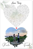 Lyrics -- Paula & Franky 08.12.2015 -- Poster 12x18 -- Gelato