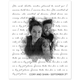 Music Lyrics Song -- Poster/ 8''x10'' -- Cory and Shan
