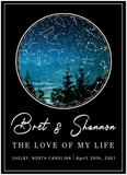 Love Anniversary Print -- Unframed 5''x 7'' -- Bret & Shannon
