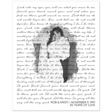 Lyrics -- Rob & Kristi November 9, 1991 -- 8x10 -- Gelato