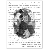 Lyrics -- Ivan & Rain 07 June 2021 -- 30x40 -- Gelato