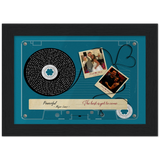 Cassette -- Frank & Alicia 7/20/19 -- Black framed 5x7 -- Gelato