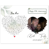 Lyrics Song -- Poster/ 8''x 10'' -- Keith & Trisha 1