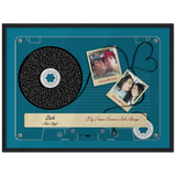 Cassette -- Chicken & Chelsi (My Person Forever And Always!) -- Black framed 18x24 -- Gelato